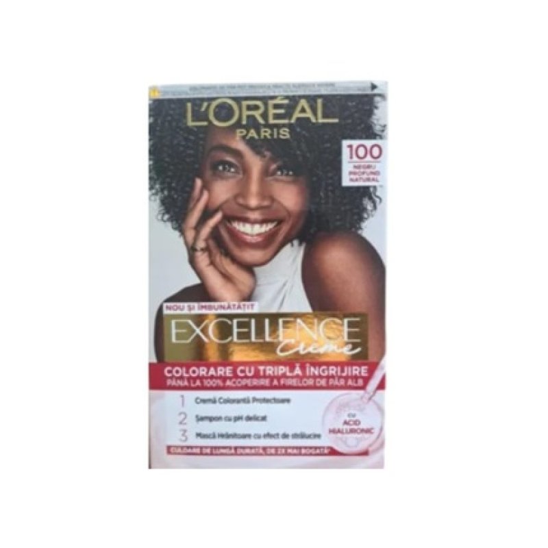 L'Oreal Paris Excellence Creme Hair Color 1 - Black