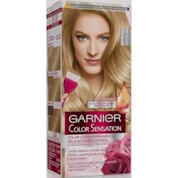 Garnier Color Sensation 8.0 Light Blonde Permanent Hair Dye - Up to 100% Grey Coverage