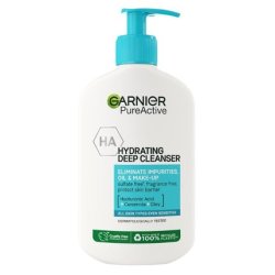 Garnier Pure Active Facial Cleansing Removes Impurities Oil and Makeup