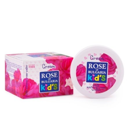 Rose of Bulgaria Paraben-Free Baby Kids Cream for Mild and Sensitive Skin