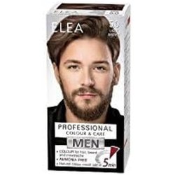Elea Men Professional Color & Care Light Brown 5.0 Cream for Hair and Beard