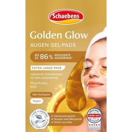 Schaebens Golden Glow Eye Gel Pads Multi Effect Reduce Dark Circles