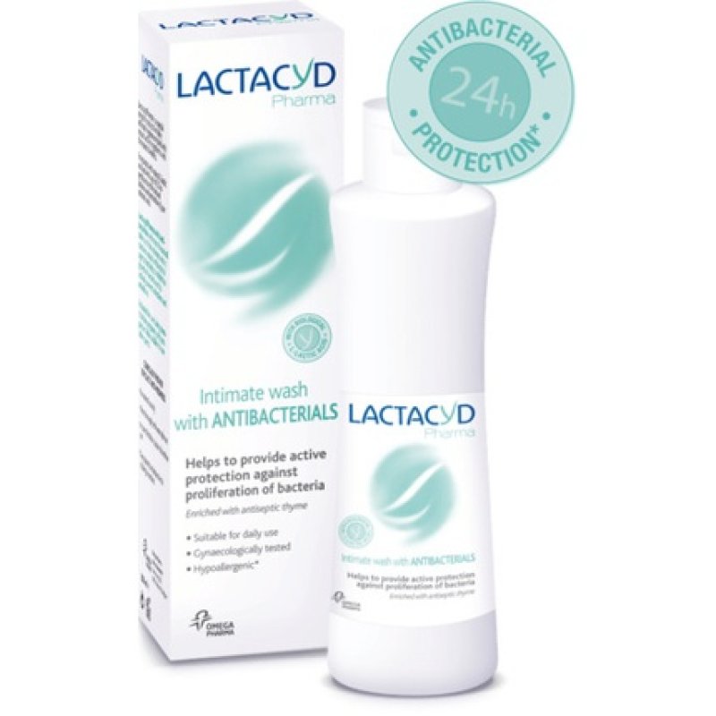 Lactacyd Intimate Wash Pharma Antibacterial Thyme Enhances Protection