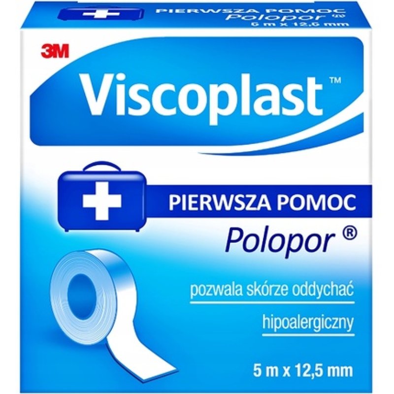 Viscoplast Polopor Non-Woven Adhesive Bandage 5 M X 12.5 Mm