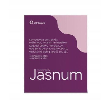 Jasnum Menopause Support Day & Night 30 Capsules for Stress and Hot Flashes