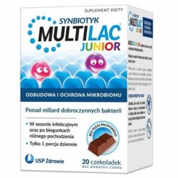 Multilac Junior Probiotic for Children 20/40/60 Pralines with Inulin and Bifidobacterium