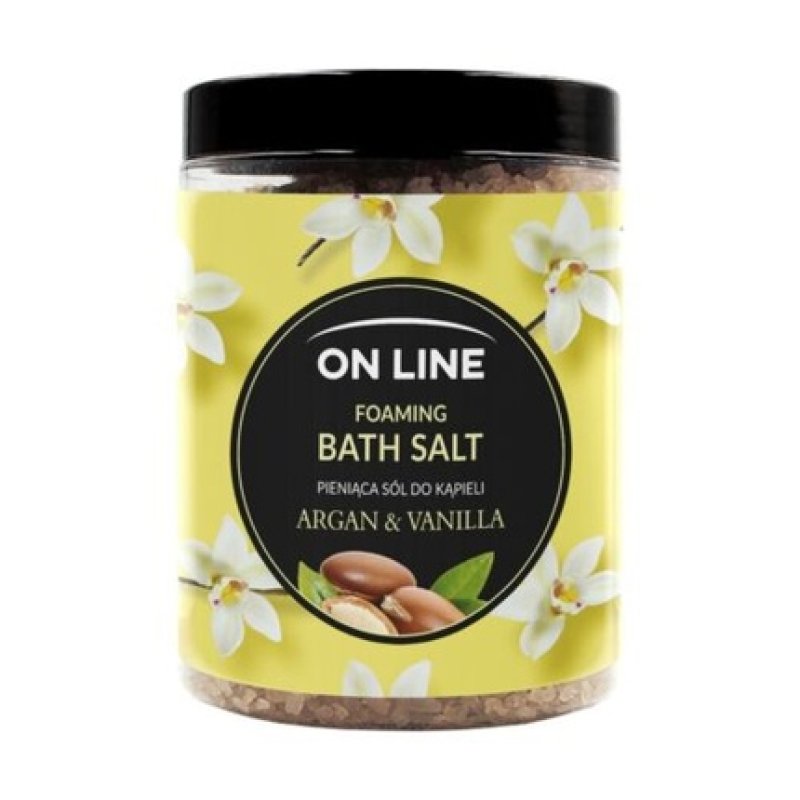 On Line Foaming Bath Salt Agran & Vanilla 1200g