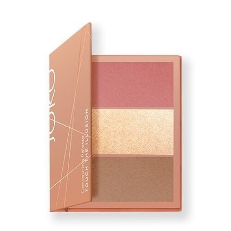 Joko Touch The Illusion Face Contouring Palette 3in1 No. 03 Peach 1pc