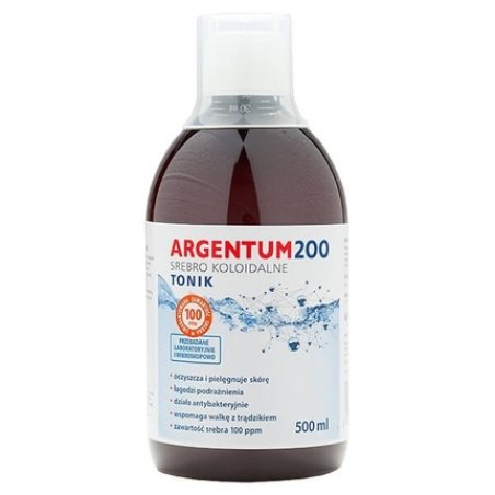 Aura Herbals Argentum 200 Facial Toner 100 Ppm Colloidal Silver 500ml