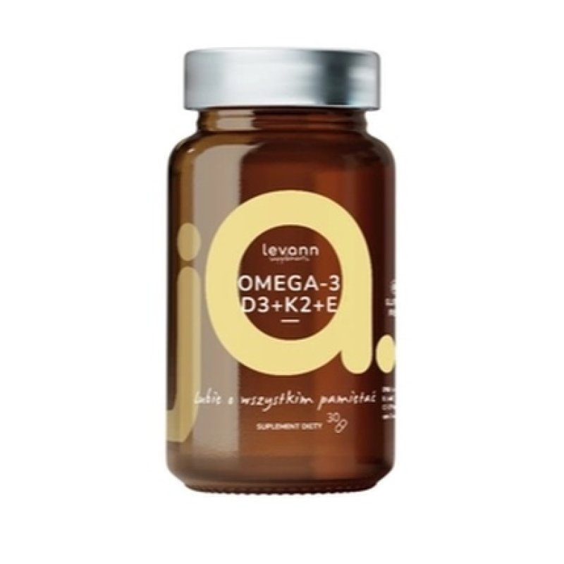 LEVANN "JA" OMEGA-3 D3 K2 30 KAPS.
