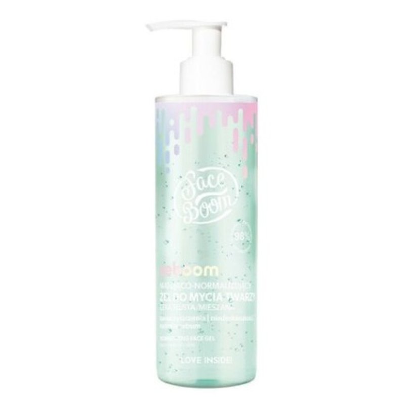 Bielenda Faceboom Seboom Mattifying Normalizing Face Wash Gel 200g