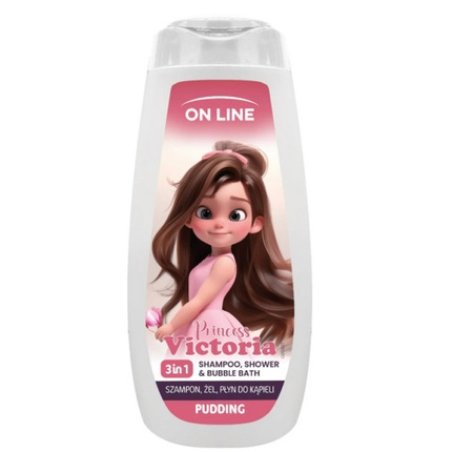 ON LINE 400ml 3-in-1 Princess Victoria Shampoo Bath Gel