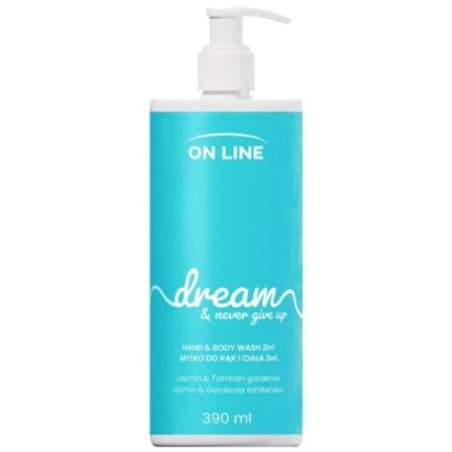 ON LINE 390ml Emotions Liquid Soap for Hands/Body Dreams 090