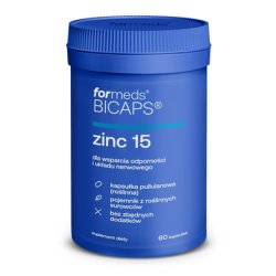 Formeds Bicaps Zinc 15 with Zinc and Copper 60 Capsules