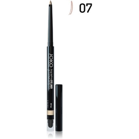 JOKO Long Lasting Eye Liner Automatic with Sharpener and Smudger 007 Nude