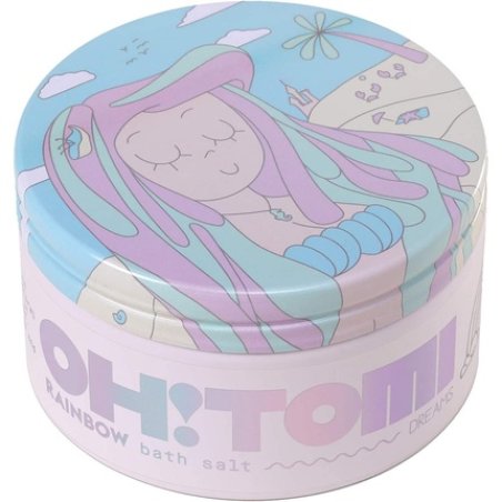 OH!TOMI Body Care Bath Salt 300g - Rainbow Scented Bath Crystals with Minerals for Foot and Relaxation Bath - Perfect