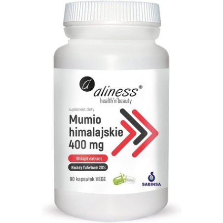 Aliness Himalaya Mumie Shilajit Extract 400mg 90 Capsules
