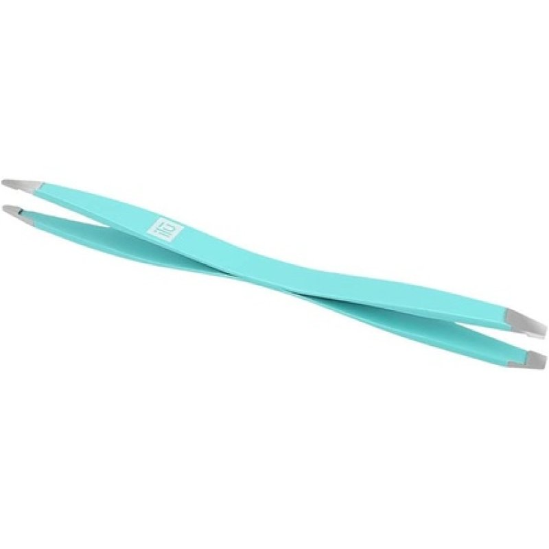 T4B ILU Double-Sided Precision Eyebrow Tweezers for Facial Hair Removal
