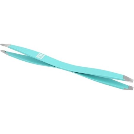 T4B ILU Double-Sided Precision Eyebrow Tweezers for Facial Hair Removal