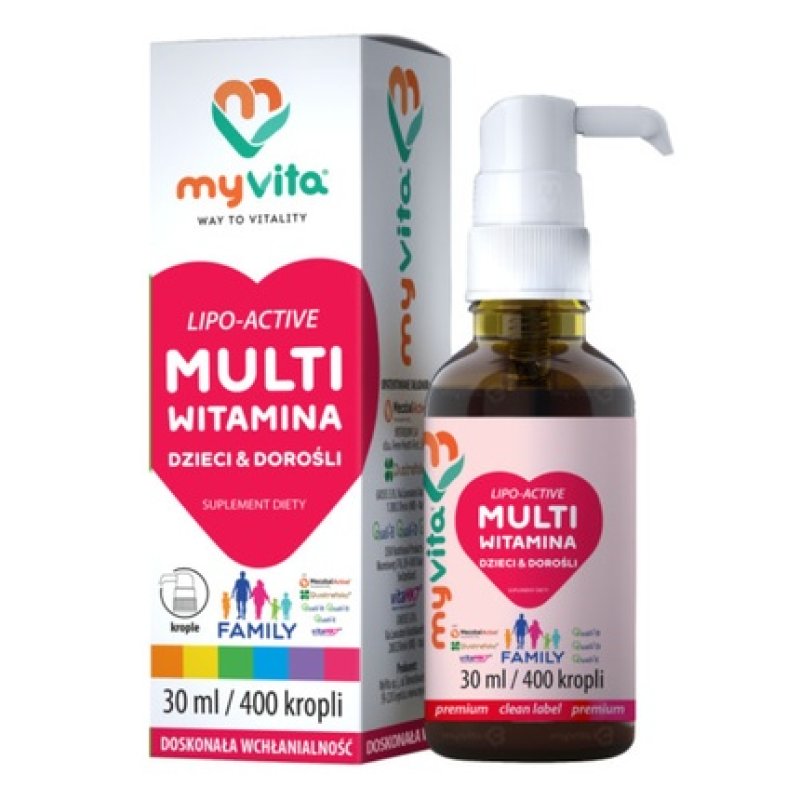 Myvita Multivitamin Lipo-Active for Children and Adults Drops 30ml