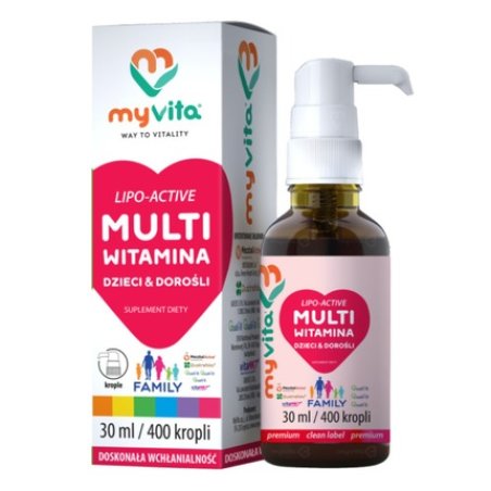 Myvita Multivitamin Lipo-Active for Children and Adults Drops 30ml