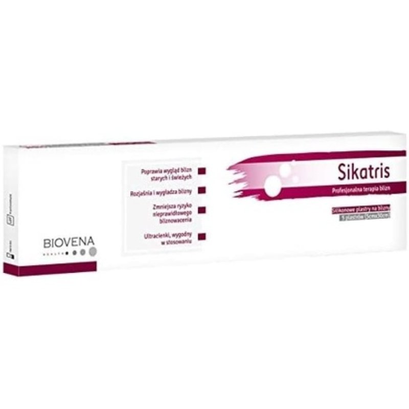 Sikatris Silicone Discs for All Types of Scars 5cm x 30cm - Pack of 5