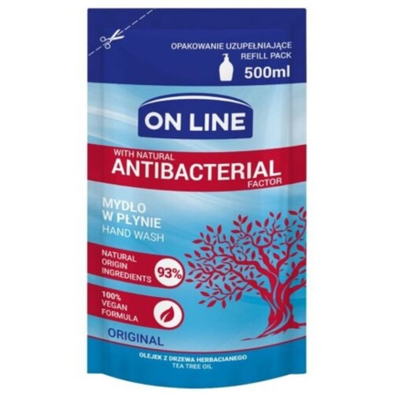 On Line Antibacterial Liquid Soap Original 500ml Refill Pack