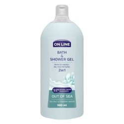On Line 2-in-1 Sea Liquid and Bath Gel 980ml