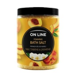 On Line Nectarine & Jasmine Foaming Bath Salt 1200g