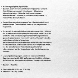 Aliness Organic Iron MicroFerr 25mg 100 Tablets