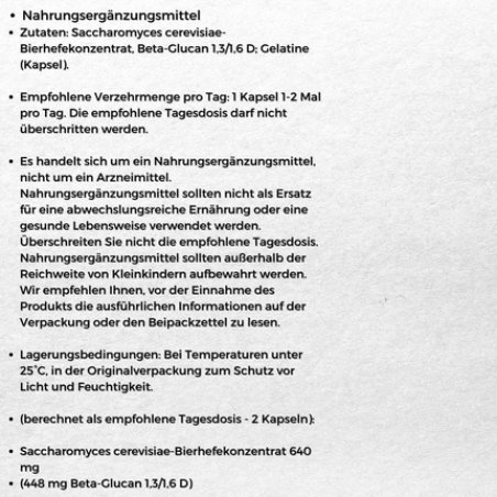 Medica Herbs Beta-Glucan 1.3/1.6d Dietary Supplement 60 Capsules