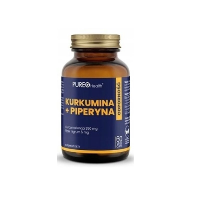 Pureo Health Curcumin Piperine, 60 Capsules