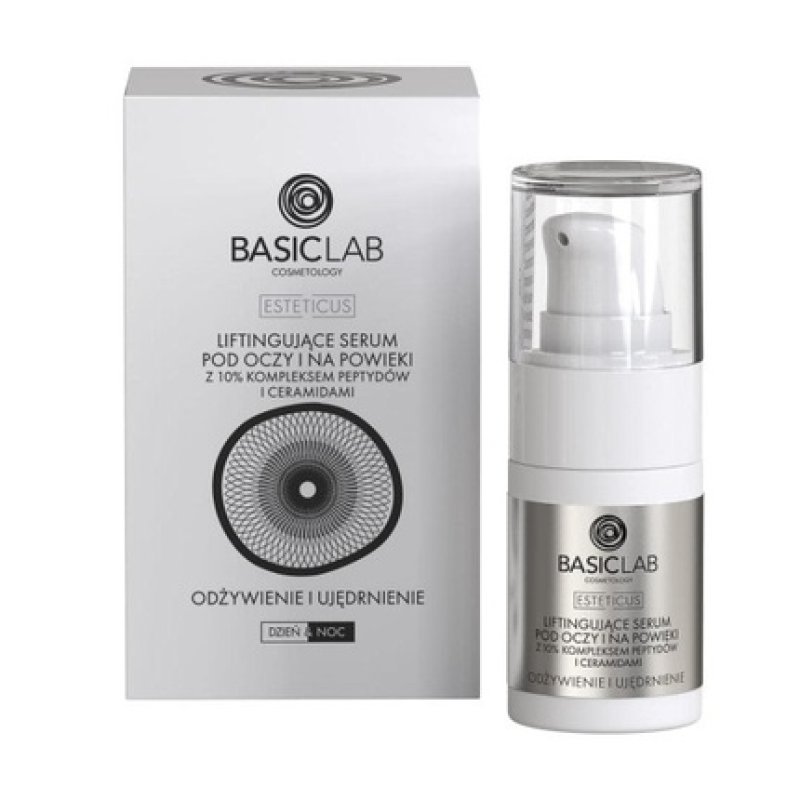 Esteticus Lifting Serum For Eyes And Eyelids 10% Peptide And Ceramide Complex Nourishment And Firming 15ml