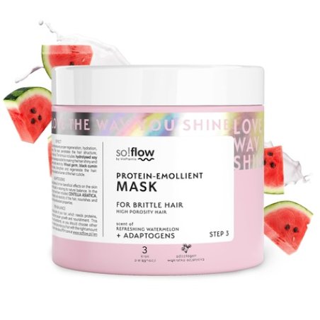 So!Flow Hair Mask for Porosity Regeneration with Centella Asiatica Extract - Repairs Damage for Luxurious, Resilient