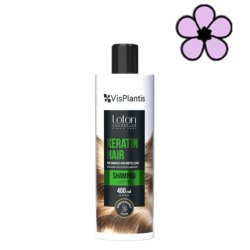 Vis Plantis Loton Keratin Strengthening Shampoo for Damaged and Brittle Hair 400ml