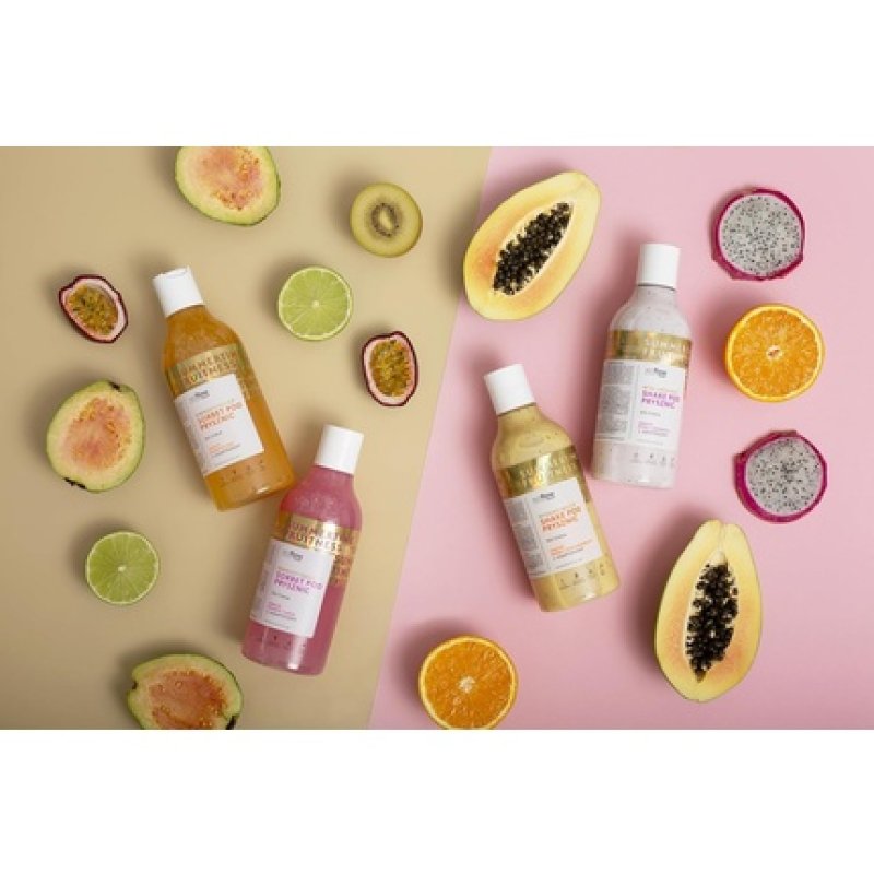 So!Flow Smoothing Shake Papaya & Orange with Argania Spinosa Oil for Silky-Smooth Skin - Revitalizing Shower Bliss