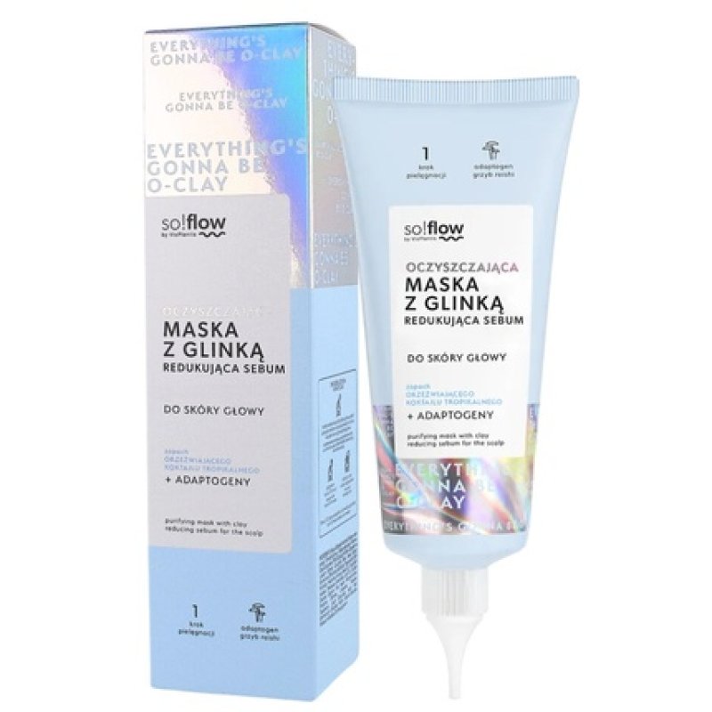 So!Flow Cleansing Mask With Clay Reducing Sebum, 100 Ml