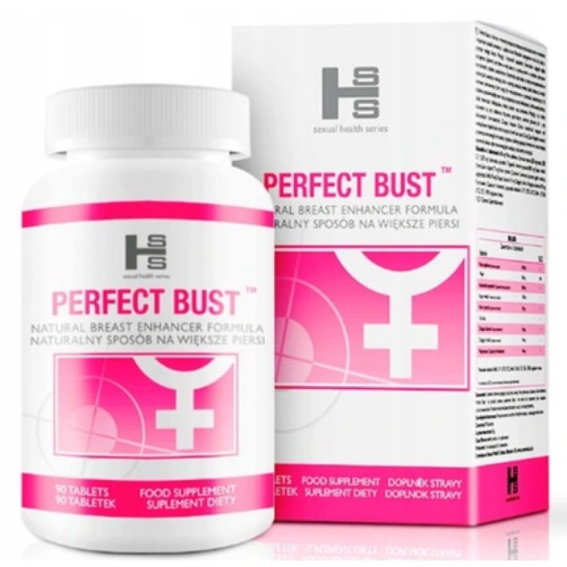 Sexual Health Series Perfect Bust Breast Enlargement Tablets Dietary Supplement 90 Capsules
