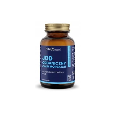 Pureo Health Organic Iodine From Seaweed, 60 Capsules