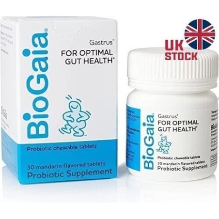 Biogaia Gastrus Probiotic Supplement Chewable Tablets 30 Tabs