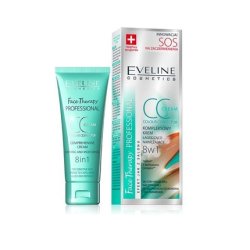 Eveline Sos Cc Cream 8 In 1 Comprehensive Soothing And Moisturizing Cream For Sensitive And Capillary Skin 30ml