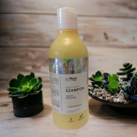 So! Flow Nourishing Moisturising Shampoo for Curly Hair Melon & Aloe Scent 400ml