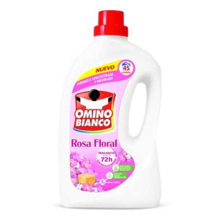 Little White Man Pink Floral Liquid Detergent Bottle 45 Doses