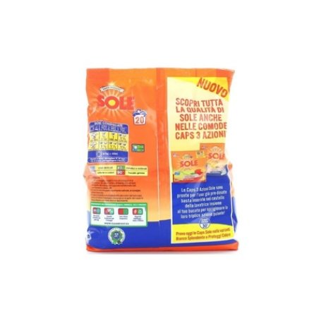 Sole Powder Laundry Detergent New Formula White Shiny 1100 Grams