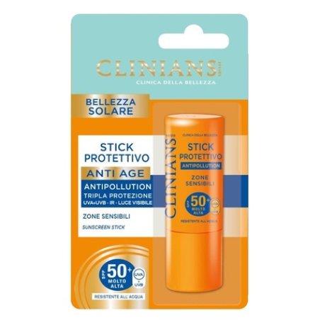 CLINIANS SOLARE 10 ML STICK FP50 Sun Protection Stick for Sensitive Skin