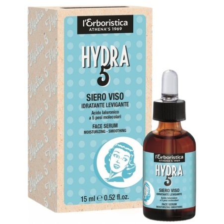 Erboristica Vintage Hydra 5 Moisturizing Face Serum 15ml