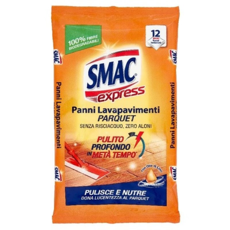 SMAC Panni Pavimenti Polvere 12 Pz LegnoParquet