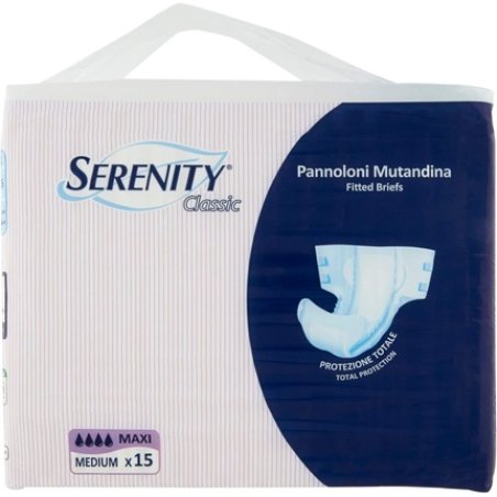 Serenity Classic Panty Maxi Nappies Medium Size 15 Pack