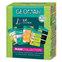 GEOMAR Facial Masks 5 Pcs Gift Set