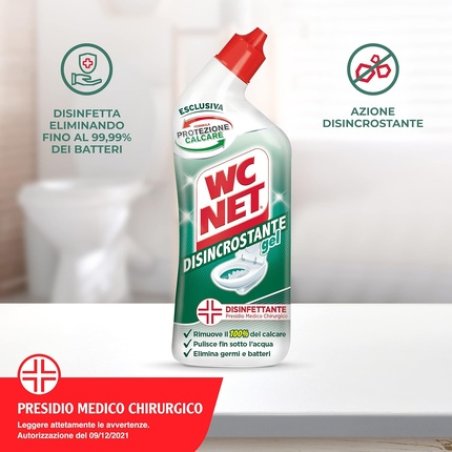 WC Net Disincrostante Gel Removes 100% of Limestone